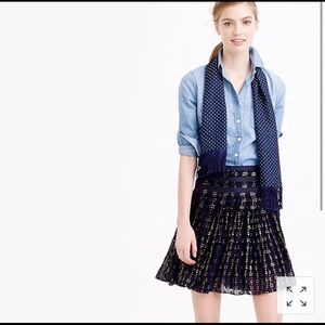 Jcrew Mini skirt with grosgrain ribbon